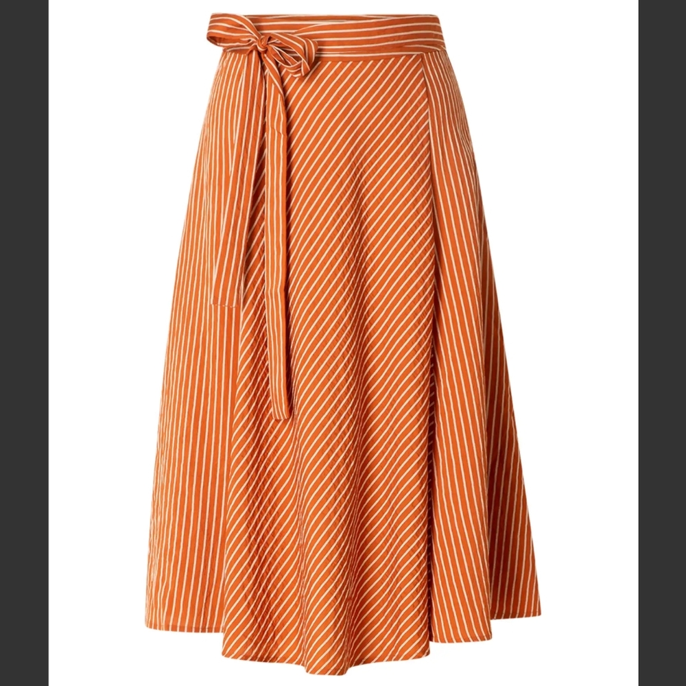 "Kaysee" Long Burnt Orange Skirt 🍊